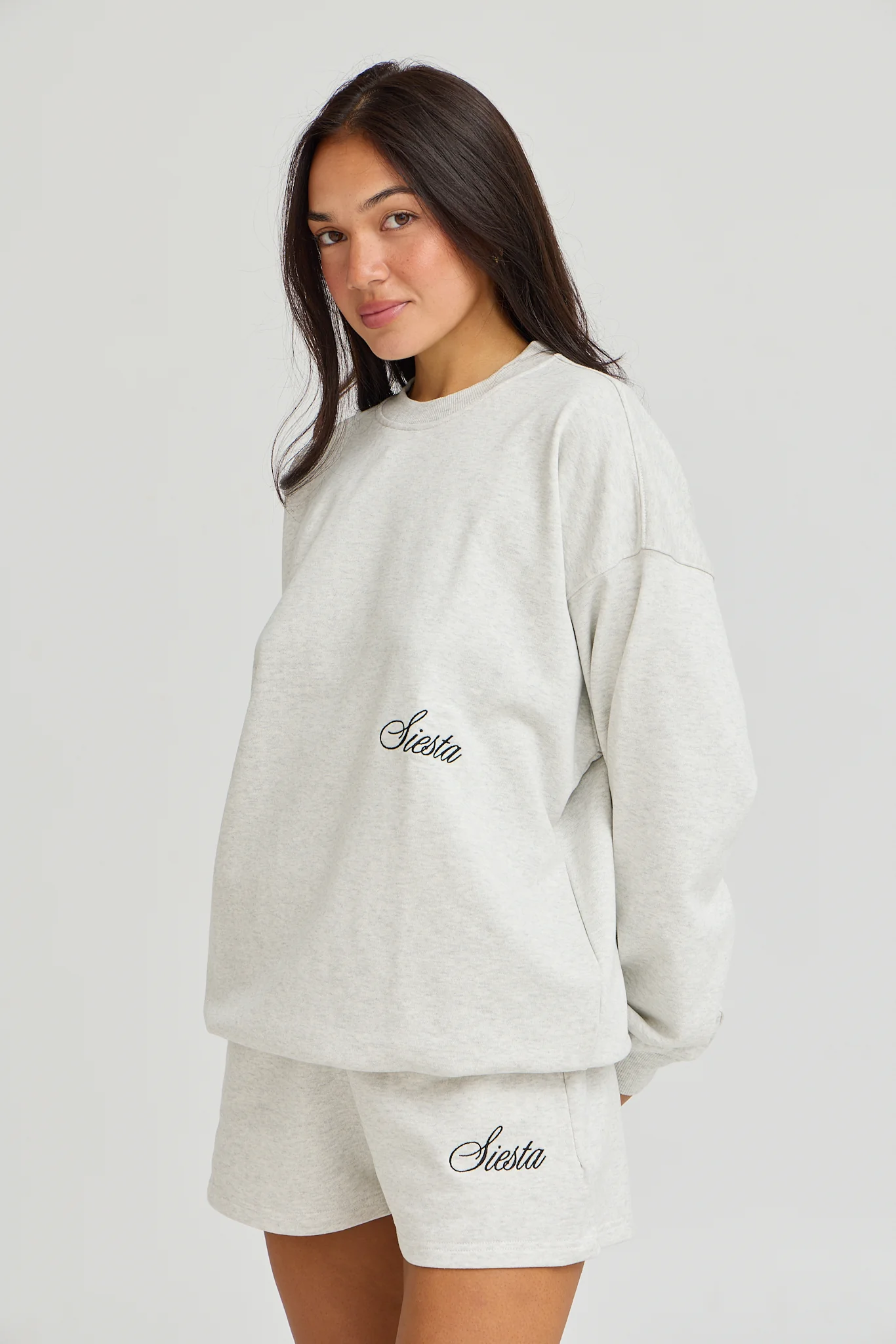 Staple Crew Neck - Grey Marle - Image 3
