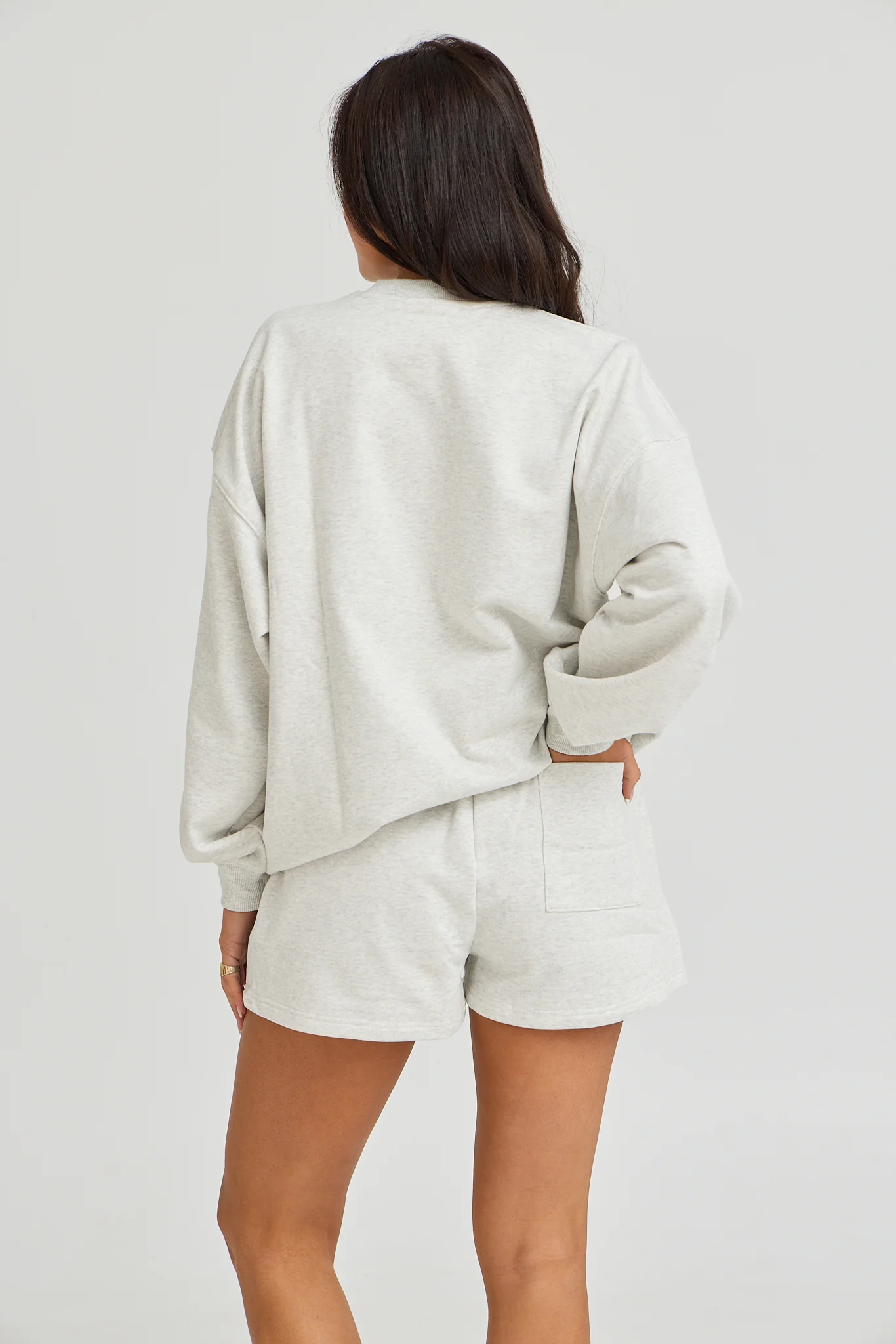 Staple Shorts - Grey Marle - Image 5